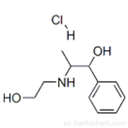 Bencenometanol, a- [1 - [(2-hidroxietil) amino] etil] -, clorhidrato (1: 1) CAS 63991-20-8